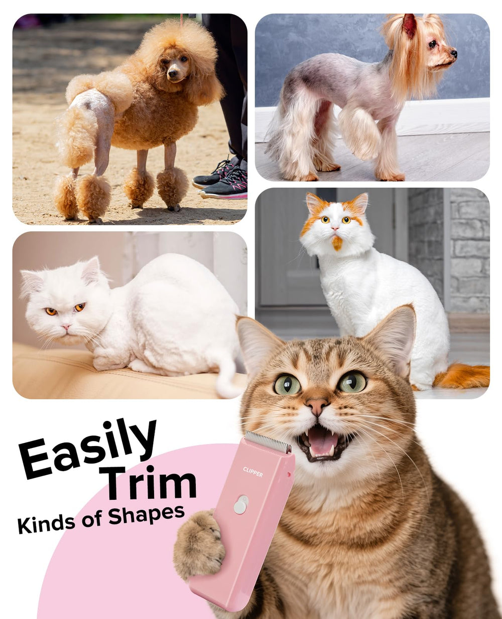 Tawiijou clipper with guide combs for versatile trim lengths