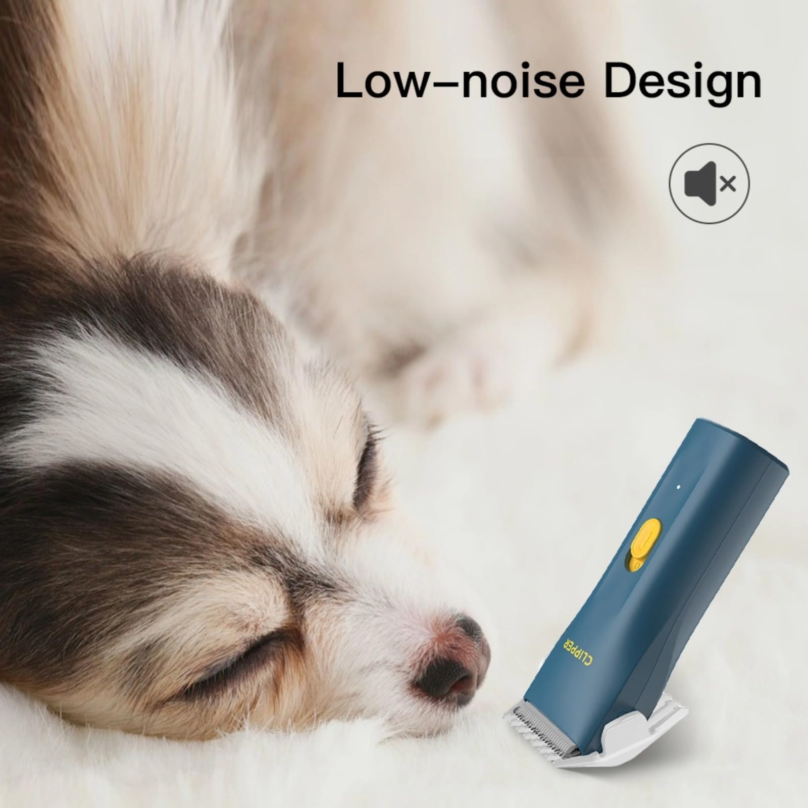 Tawiijou Pet Hair Clipper in action during a dog grooming session