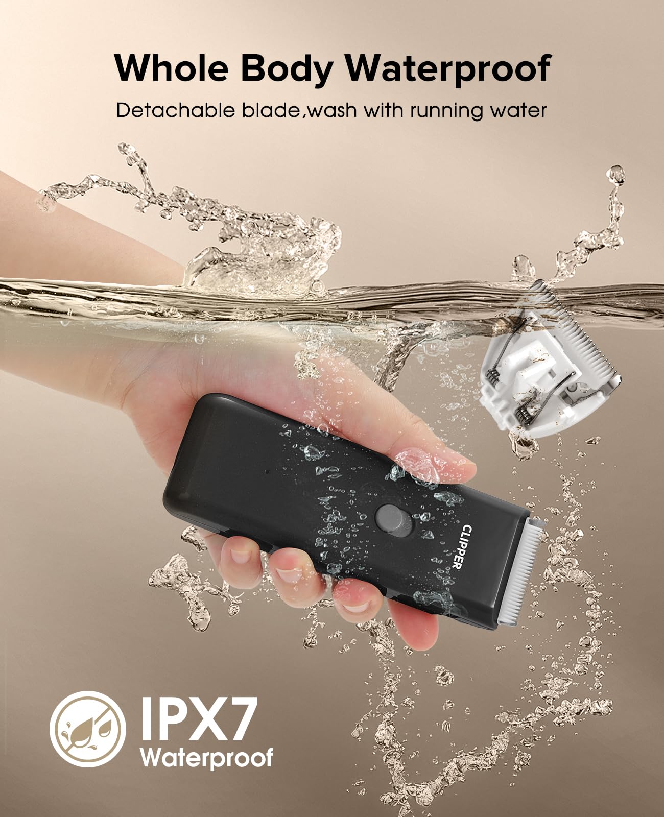 Tawiijou portable pet trimmer fits in pocket for on-the-go grooming