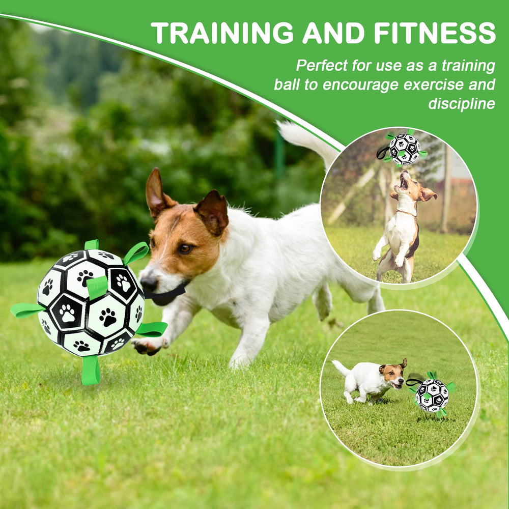 TBC PET interactive soccer ball supports fetch, retrieval, and training routines.