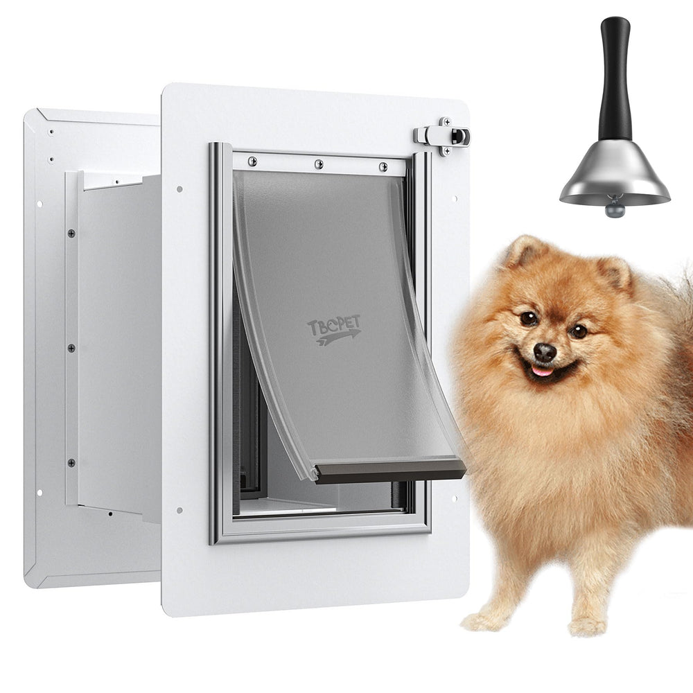 TBC PET wall door with steel frame shows durable, long-lasting construction.