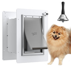 TBC PET wall door with steel frame shows durable, long-lasting construction.