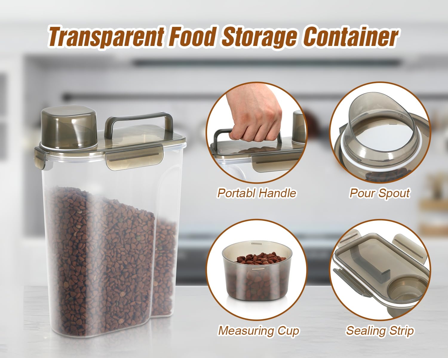 TBMax bigger spout enables easy pouring of large kibble and treats.