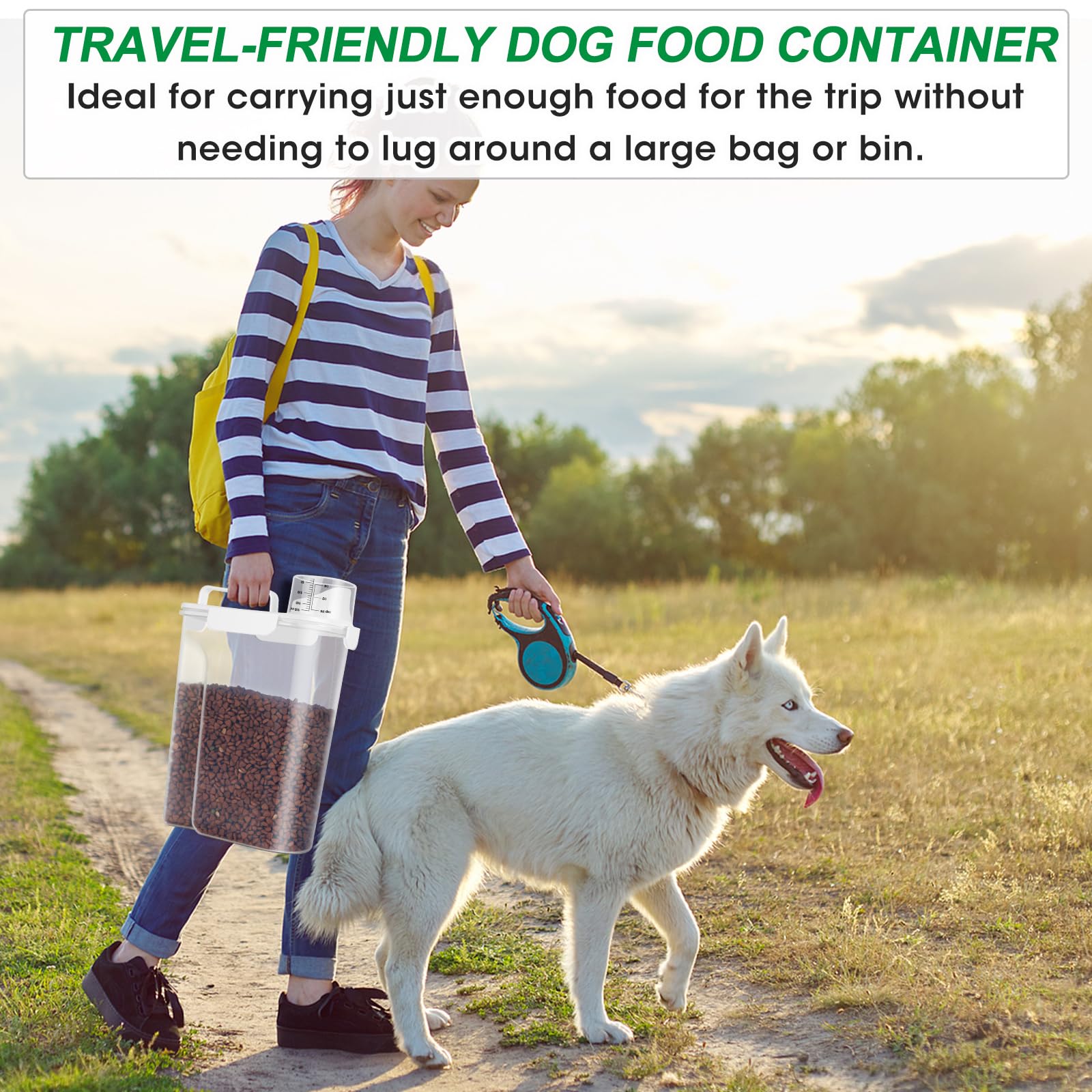 TBMax top-handle design eases transport from shelf to bowl.