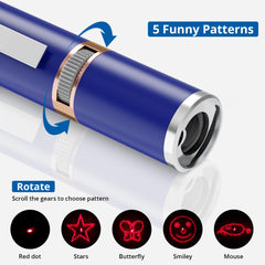 TBTeek cat toy blue purple-mode interactive option for active cats