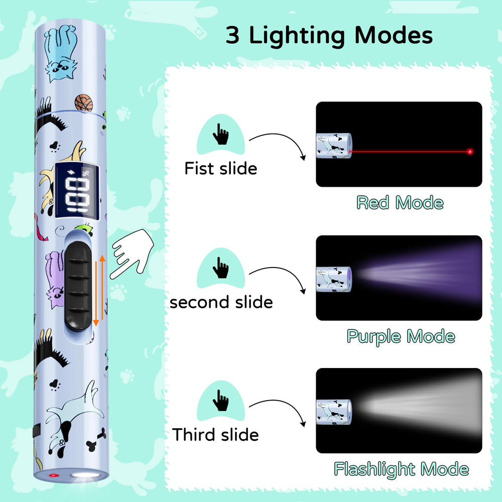 TBTeek Cat Toy dots pattern sparks hunting instincts during interactive chase.