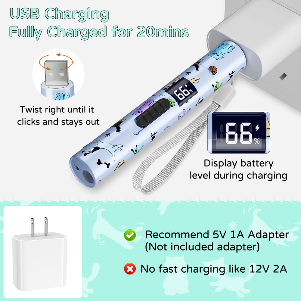 TBTeek Cat Toy mouse pattern resembles prey to boost active engagement.