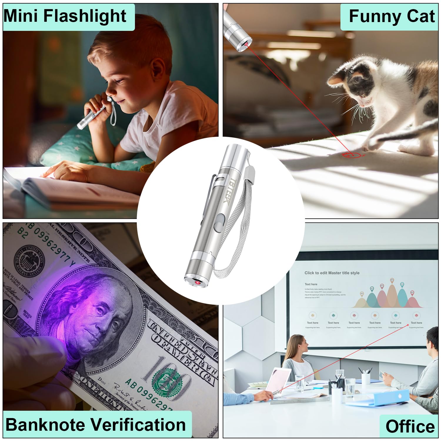 TBTeek cat toy portable clip design keeps play ready anywhere