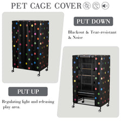 Tchvt Nighttime Cover uses 210D PU-coated Oxford fabric for durable shading.