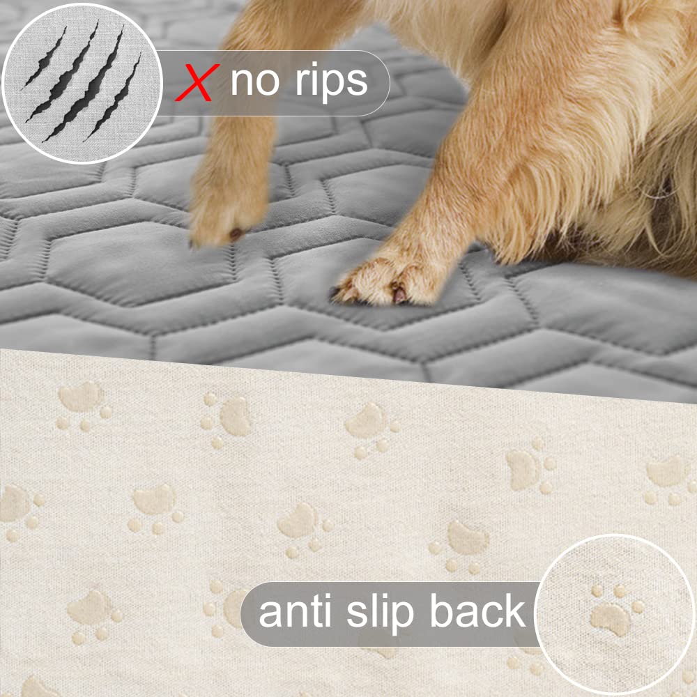 Tcksstex bed cover underside non-slip prevents sliding on furniture