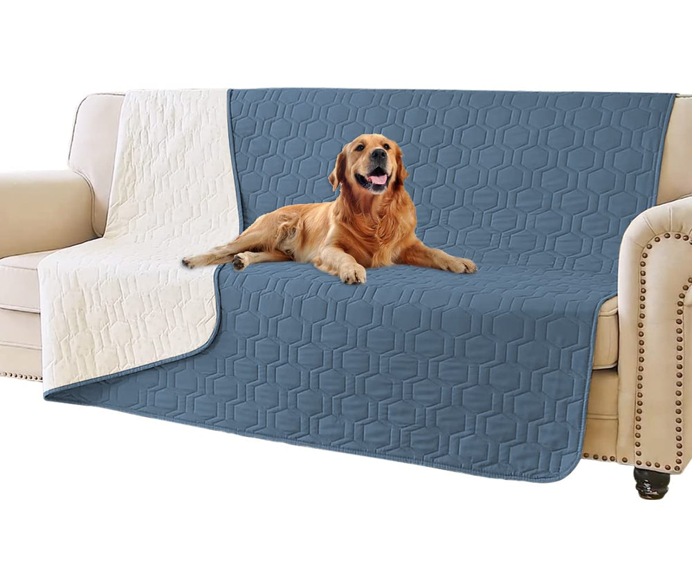 Tcksstex dog bed cover navy demonstrates waterproof protection for furniture and floors.