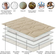 Tcksstex outdoor-use blanket doubles as a picnic mat for on-the-go protection.