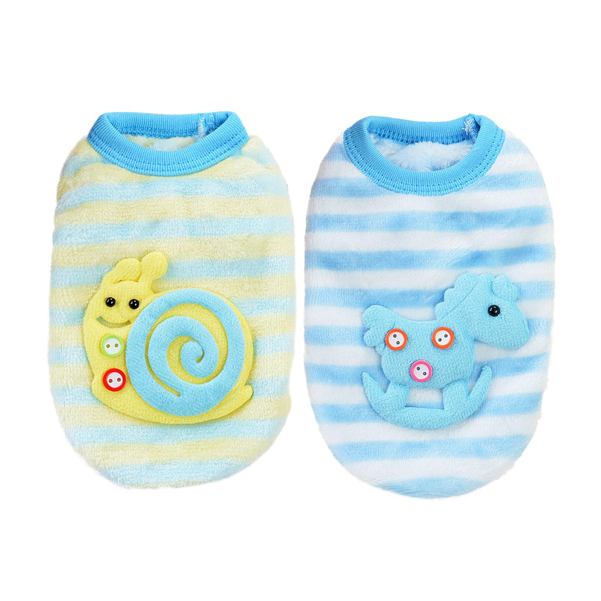 Teacup Dog Sweater pink heart back view highlighting cozy fleece warmth for tiny dogs.