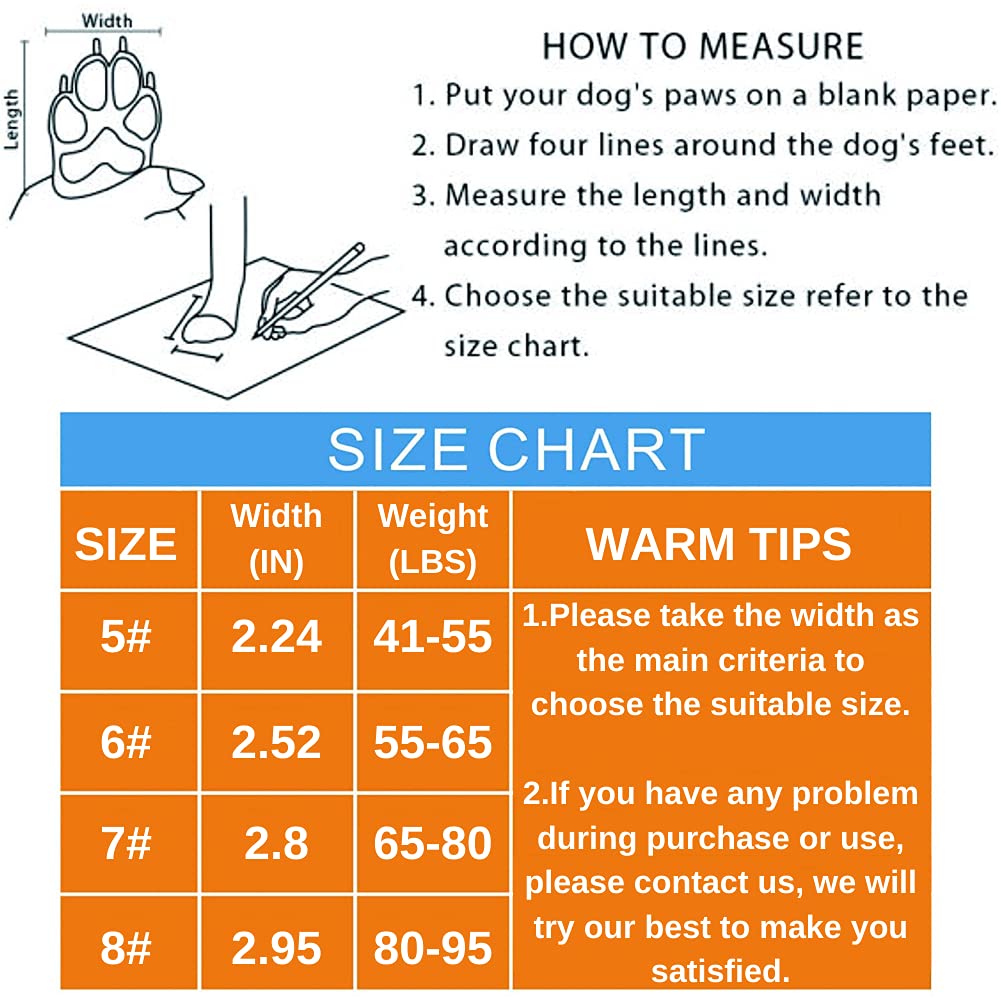 Teamoo dog snow boots side view showing anti-slip sole and coverage