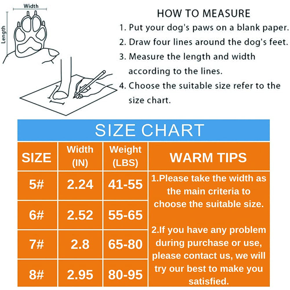 Teamoo dog snow boots side view showing anti-slip sole and coverage