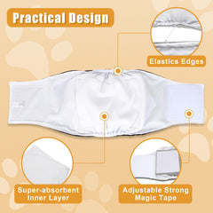 Teamoy wrap diapers gray close-up highlights two-layer absorbent core for leak protection