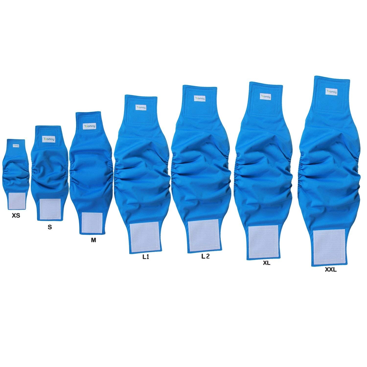 Teamoy wrap diapers sizing tip shows how to measure for a precise fit