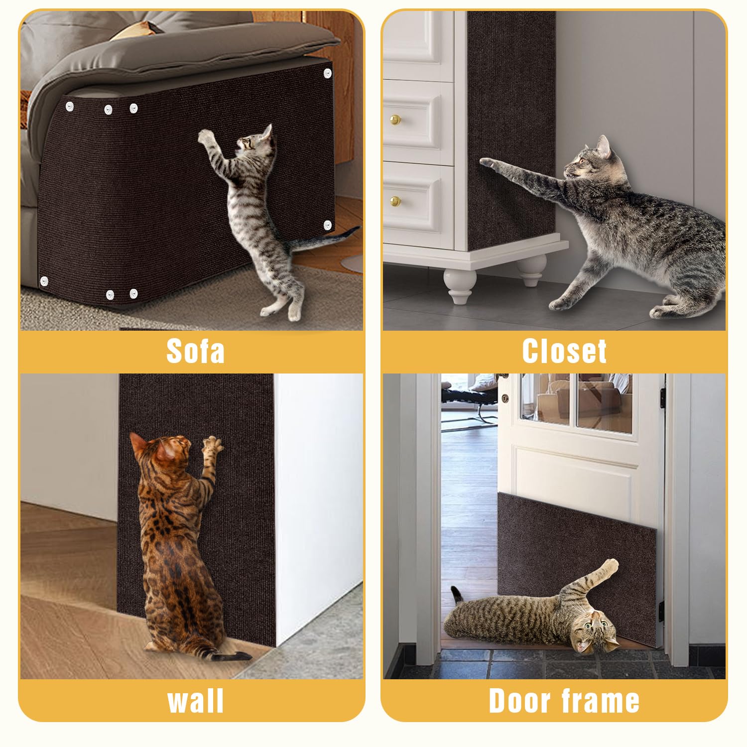 TEBANTY cat scratch mat climbing frame replacement serves as a mat replacement for cat structures