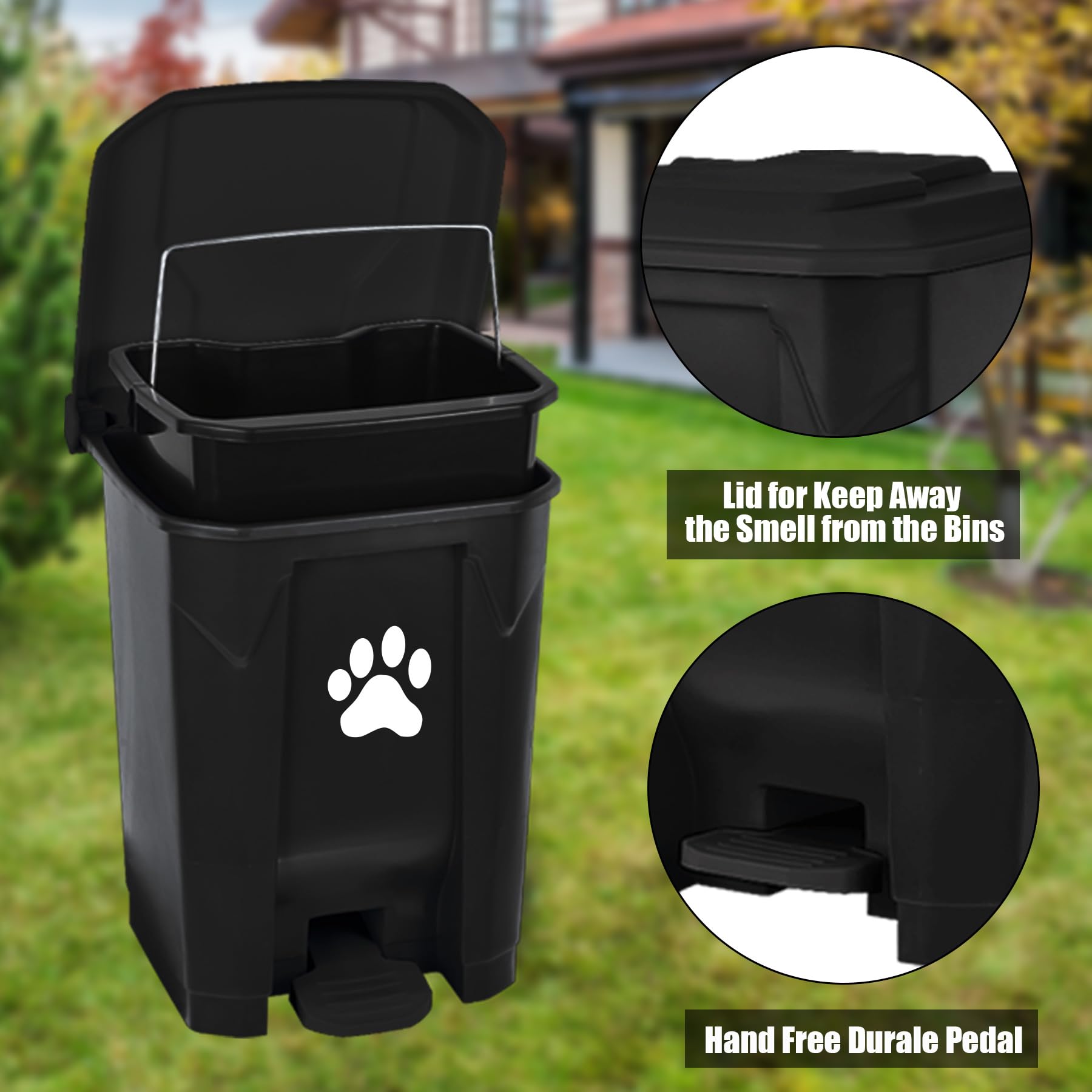 tebiete five rolls of bags included for immediate use.