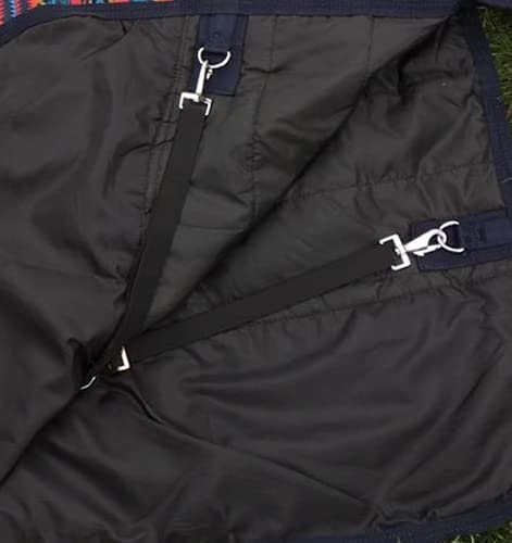 Tech Equestrian rain sheet hood-connection area showcases versatile weather protection options.