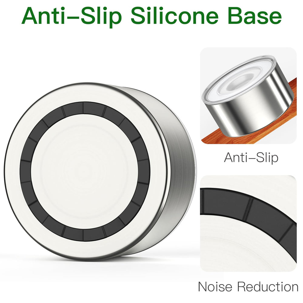 Techphardo anti-slip silicone base keeps the bowl steady on any floor.