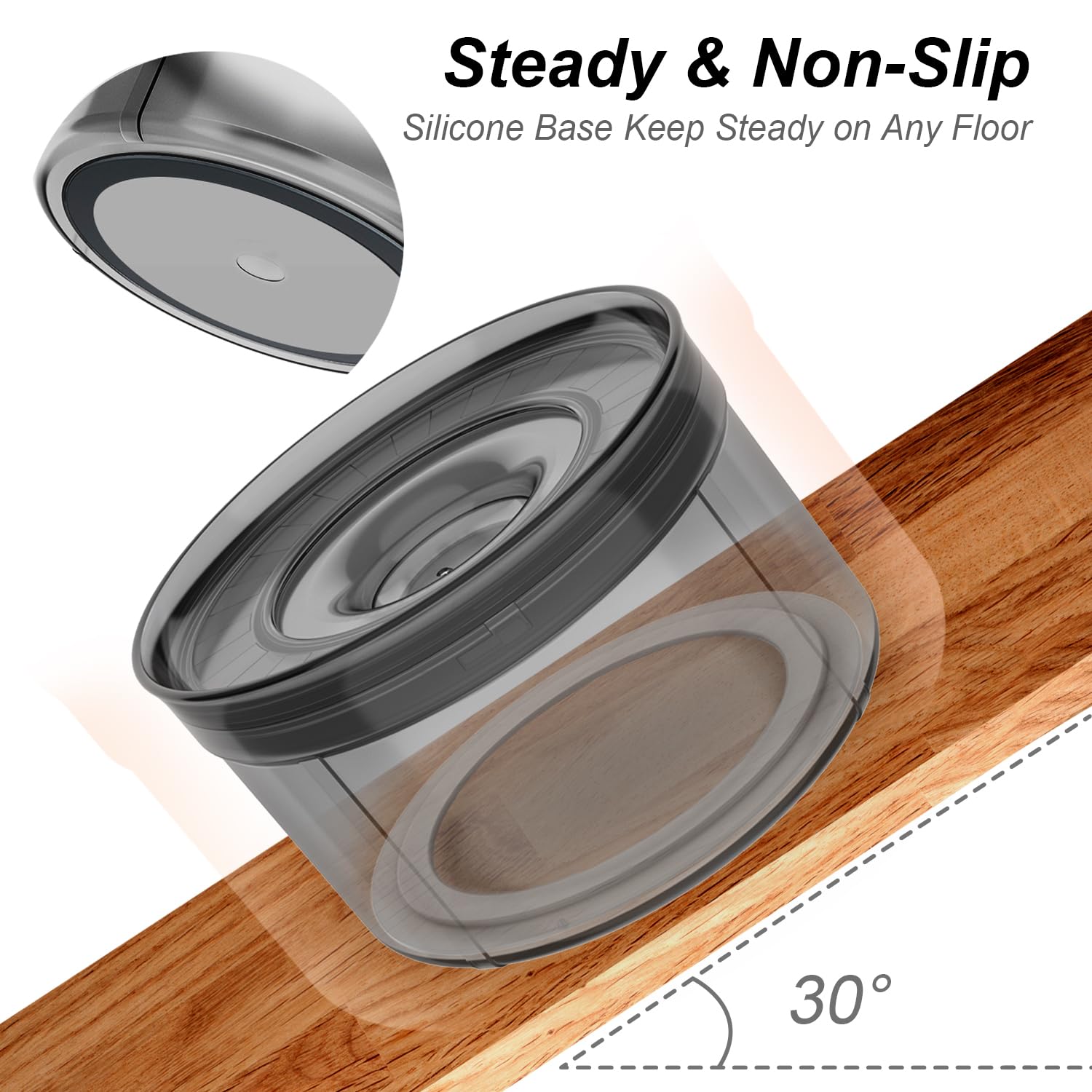 Techphardo Non-Slip Base shows secure stability on various surfaces.