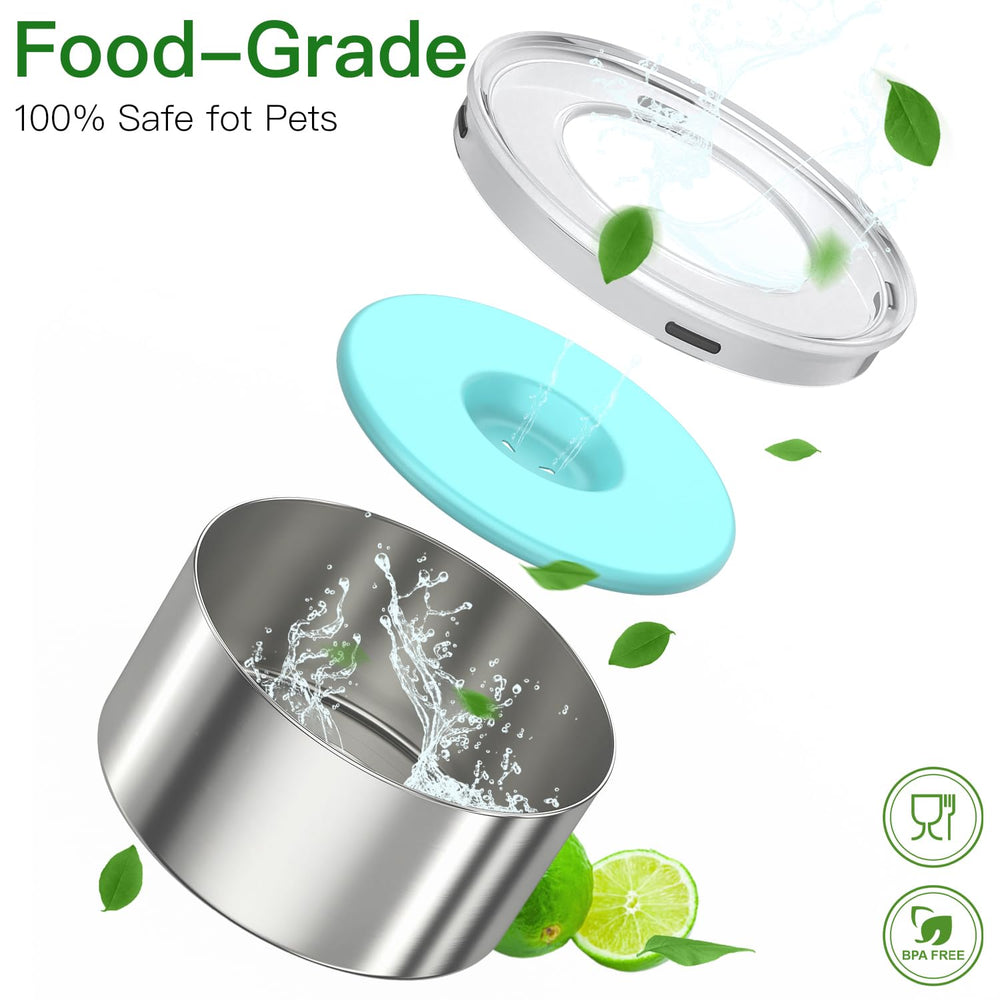 Techphardo Slobber Stopper with floating disk shows water retention and reduced spillage