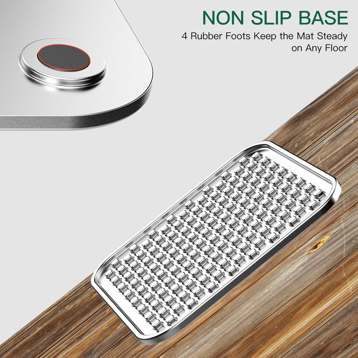 Techphardo large 9.65-inch square mat suits medium to large dogs and all cats.