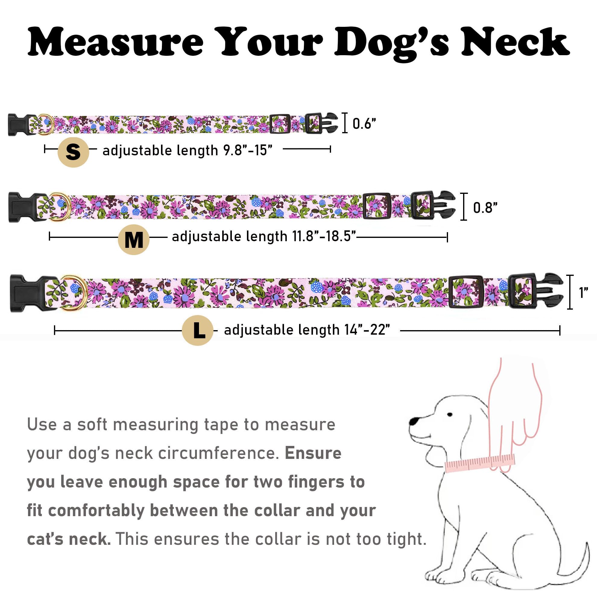 TEEMERRYCA adjustable neck sizes cover small to large breeds