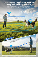 Teendow T800 Pro remote control used to adjust zones and training remotely