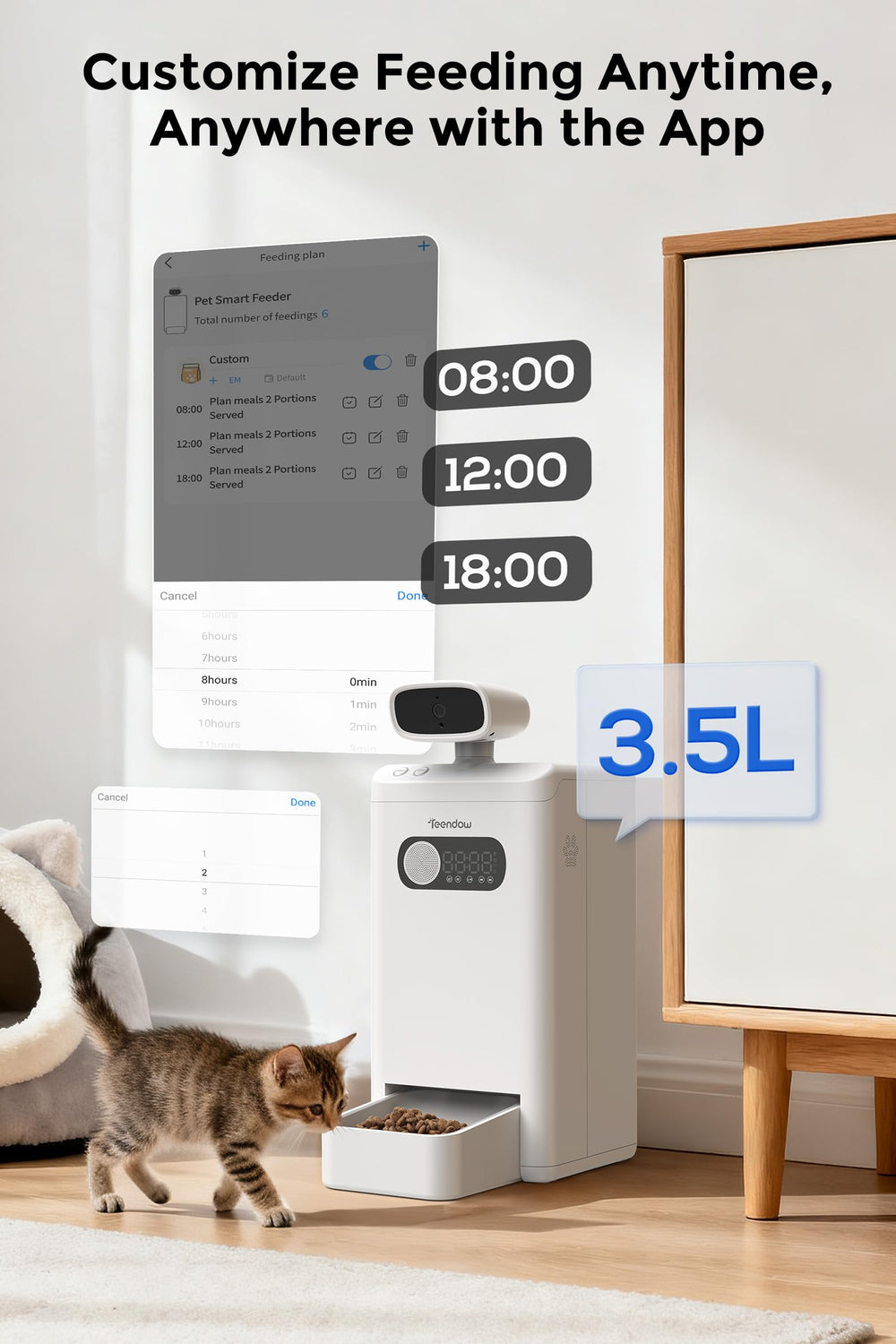 Teendow XLY-M1 4MP HD camera captures clear pet moments