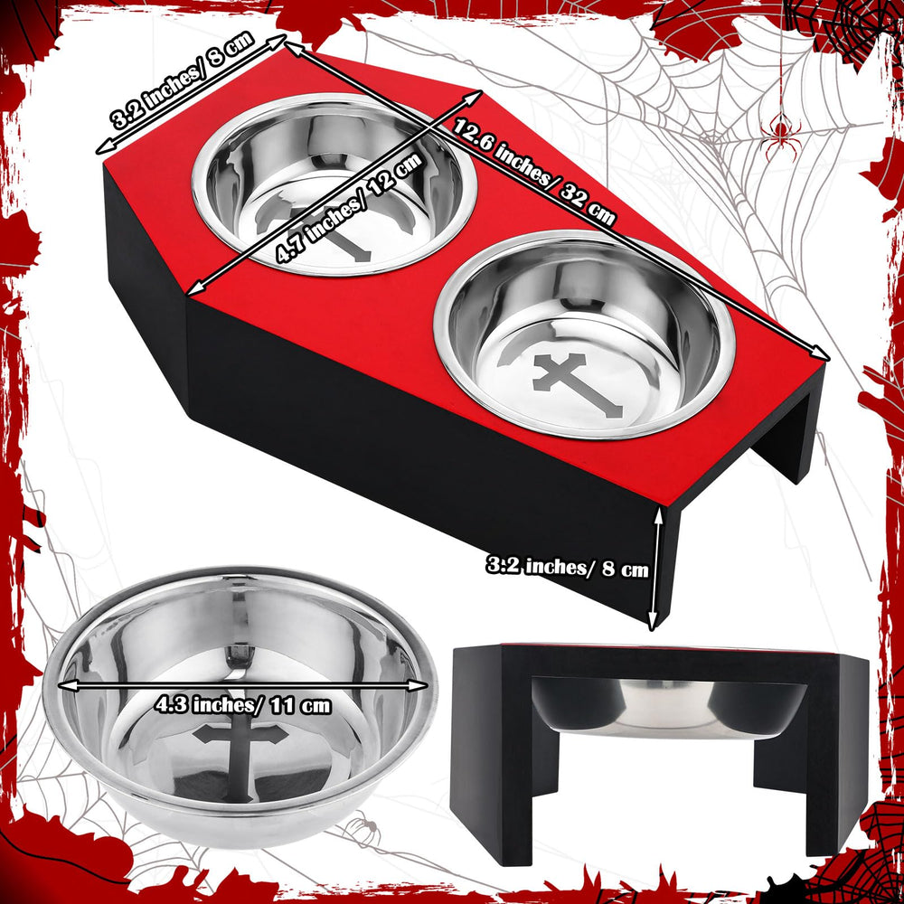 Teenyyou coffin bowl cross-pattern closeup highlights craftsmanship and gothic style
