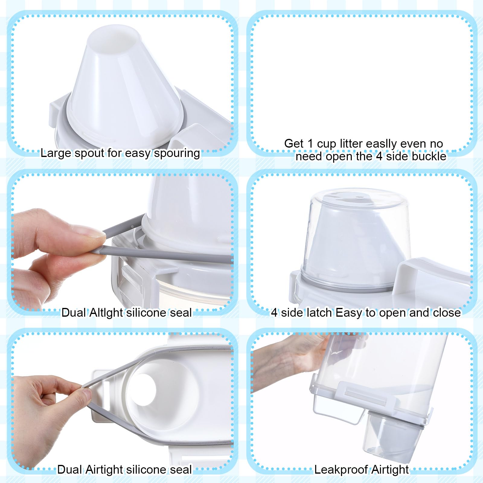 Teenyyou litter storage sealed for moisture-proof containment.