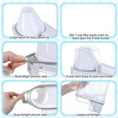 Teenyyou litter storage sealed for moisture-proof containment.