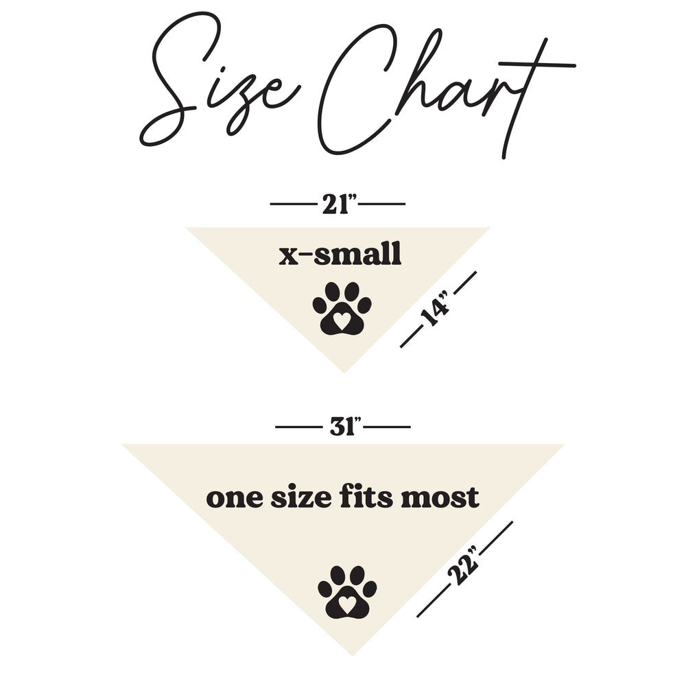 Tees & Tails one-size triangle fit adapts to different dog neck sizes.