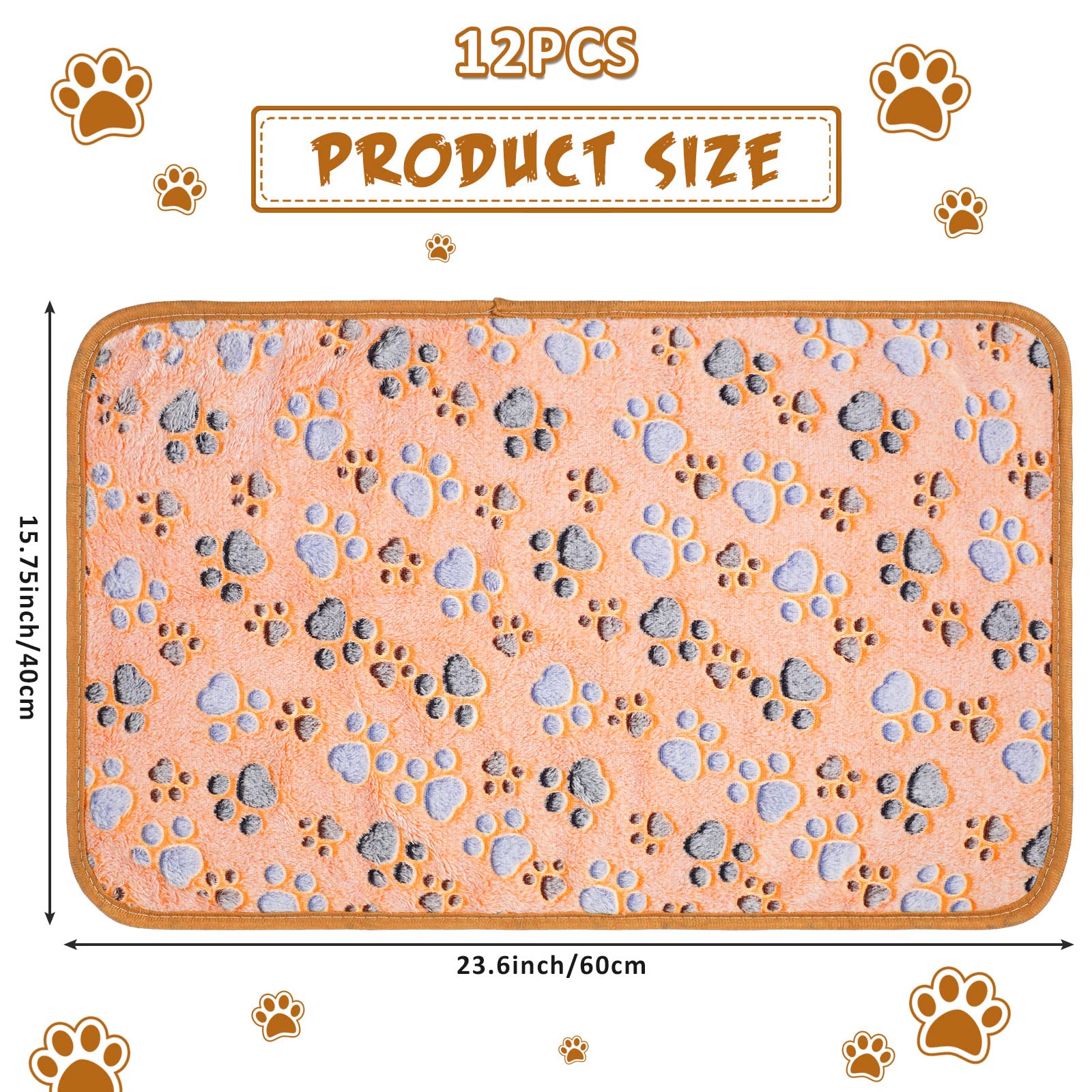 Tegeme soft fluffy fleece blanket closeup for small pets