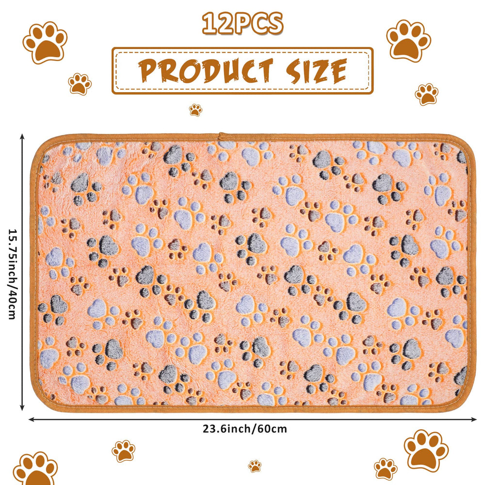 Tegeme soft fluffy fleece blanket closeup for small pets