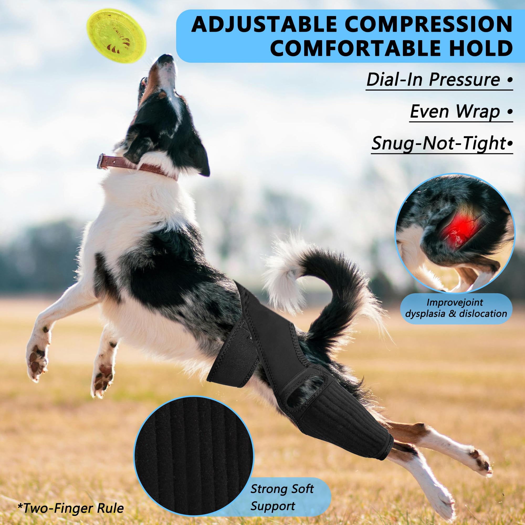 TEHAYSH knee brace anti-slip path keeps it secure during walks