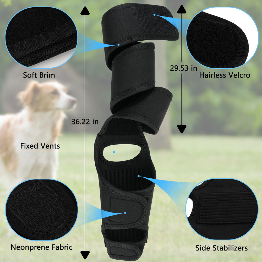 TEHAYSH dog knee brace rear-left supports comfortable mobility
