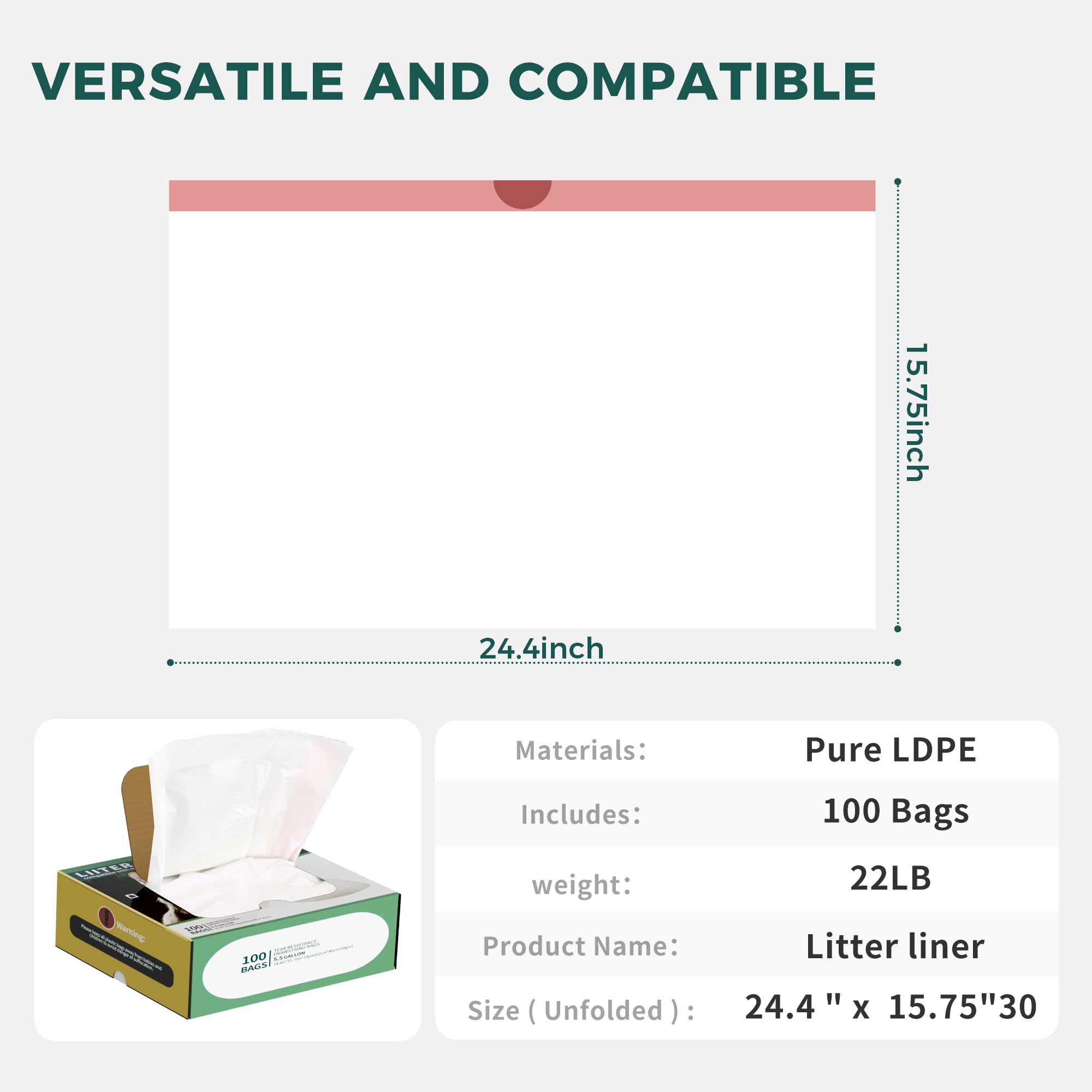 TELEGLO 100-pack packaging view emphasizing value and convenience.