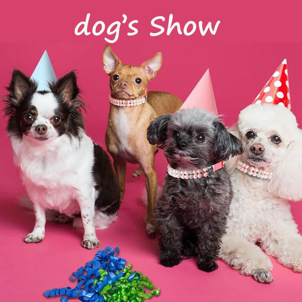 Teleyi Blackwhite dog pearl necklace side view emphasizes elegant, durable PU leather detail