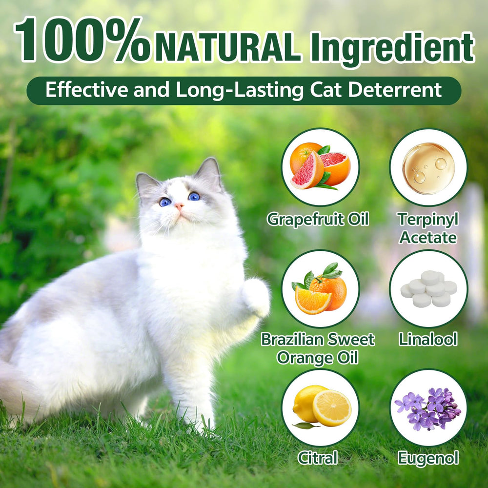 TELUNSU cat-repellent-packaging-setup emphasizes easy 10-ball pack with mesh bags