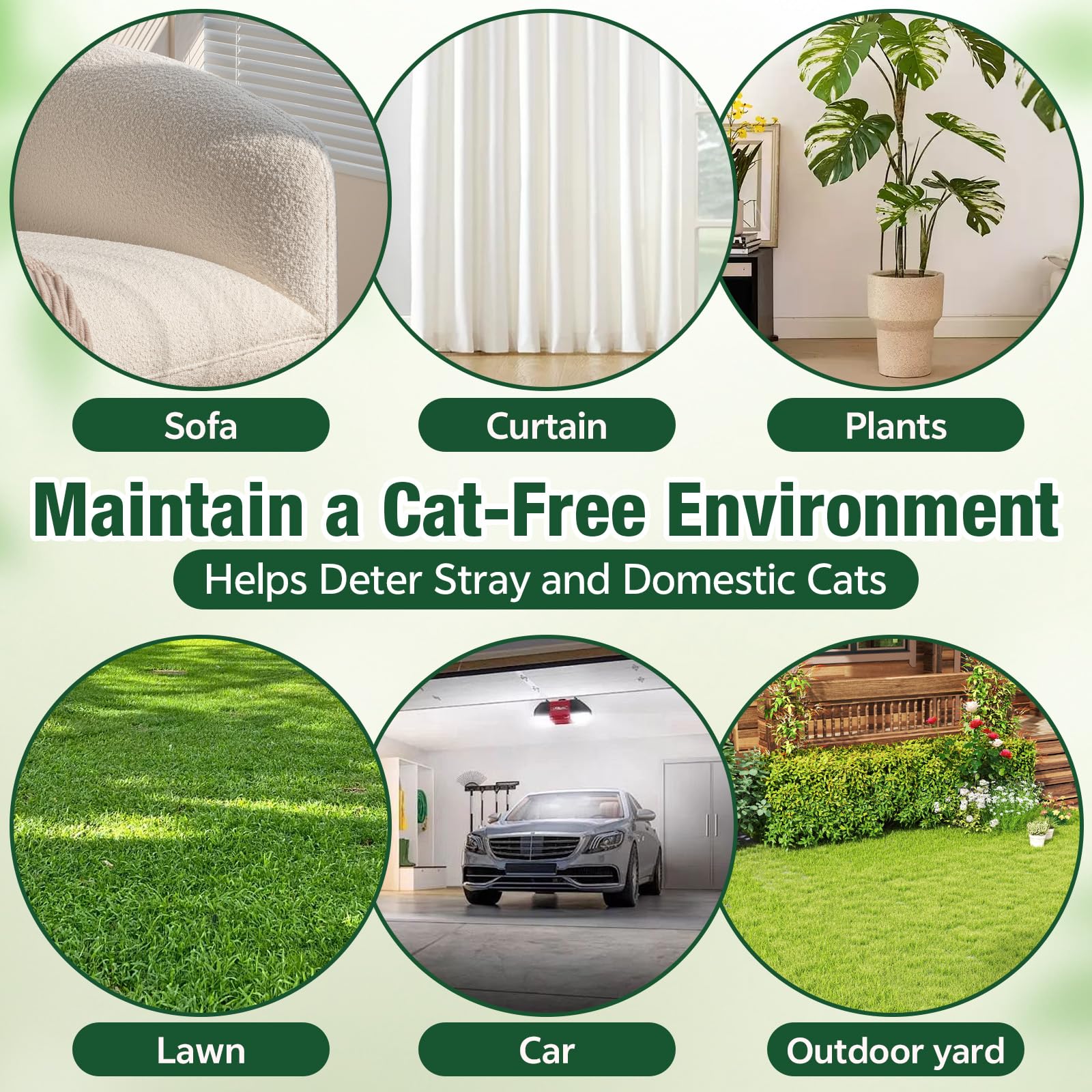 TELUNSU cat-repellent-porch-deck-setup demonstrates use on decks and windowsills