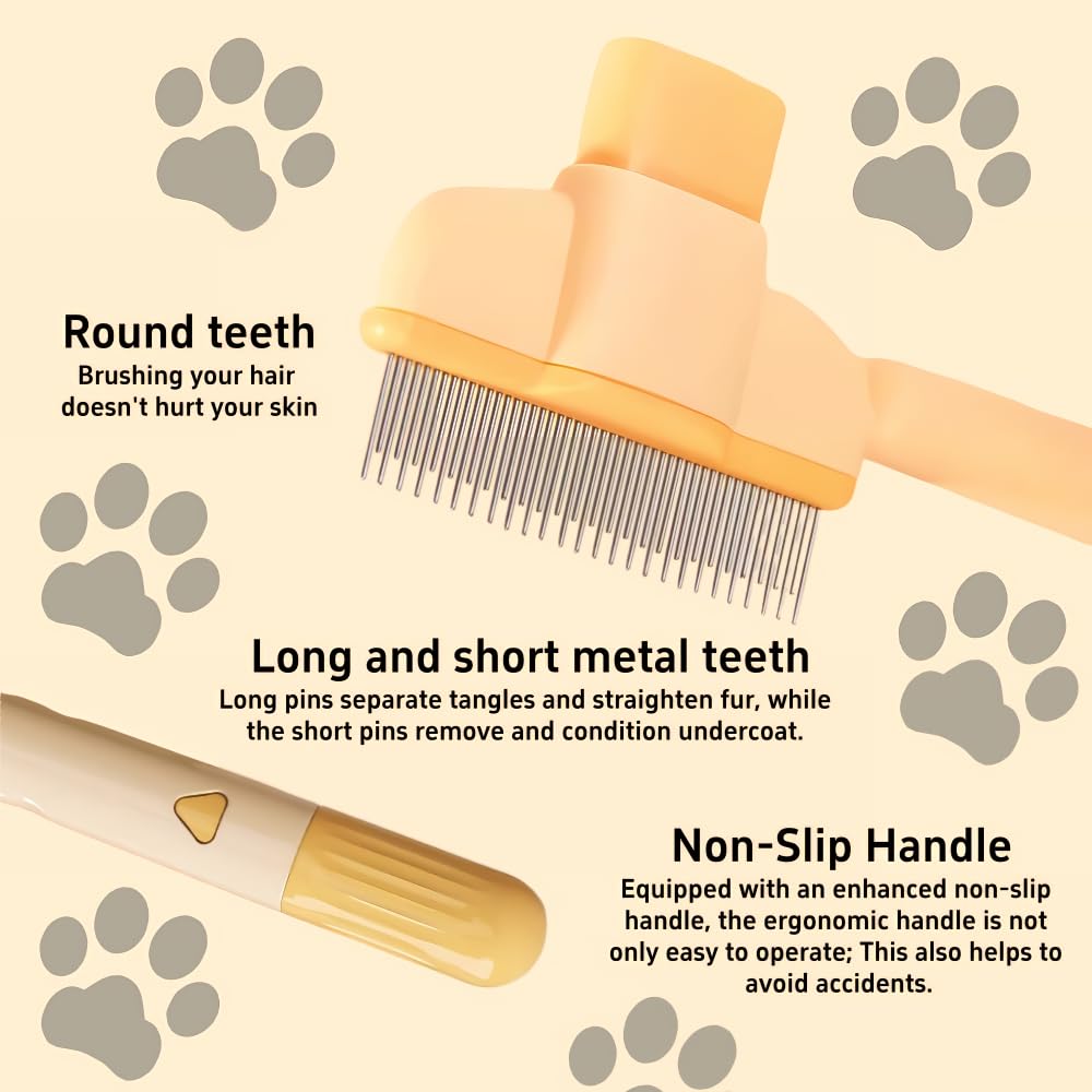TemApex ergonomic handle provides comfortable non slip grip during grooming sessions