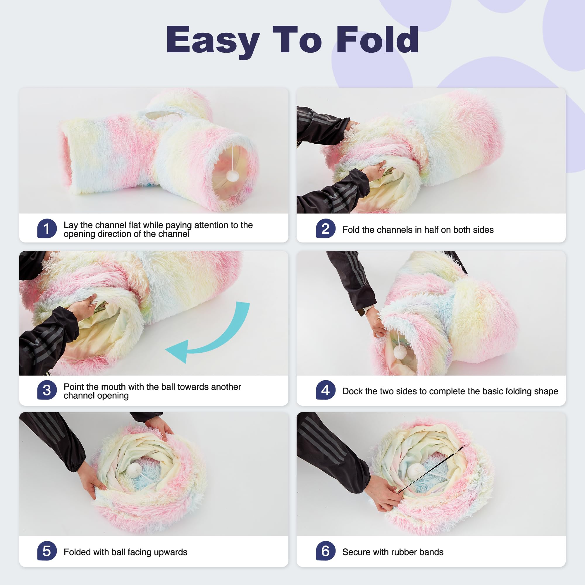 Tempcore collapsible tunnel folds quickly for travel and storage.