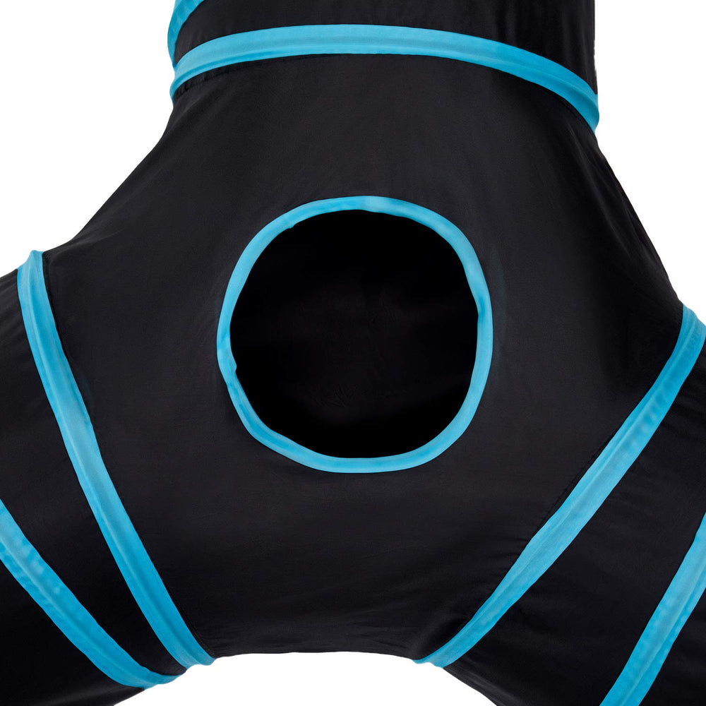 Tempcore cat tunnel for indoor use supports kitten and adult cat play