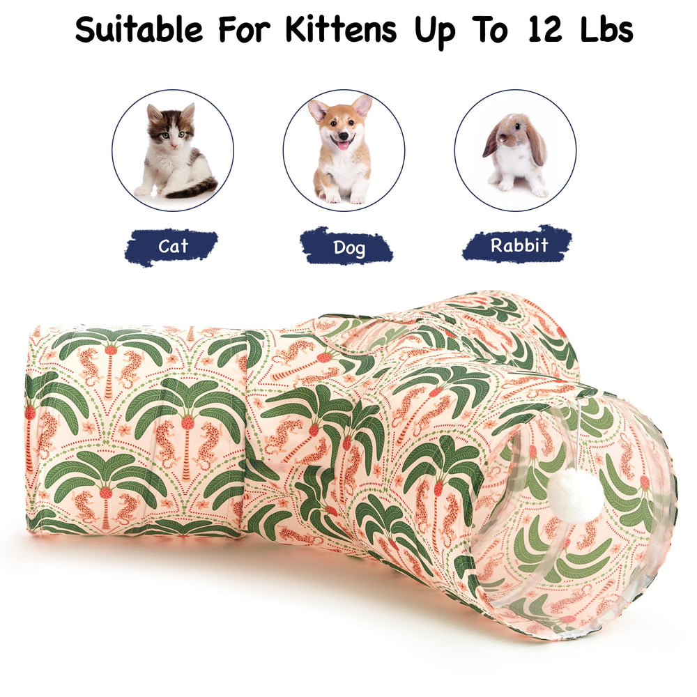 Tempcore cat tunnel interior tunnels encourage activity more than static toys.