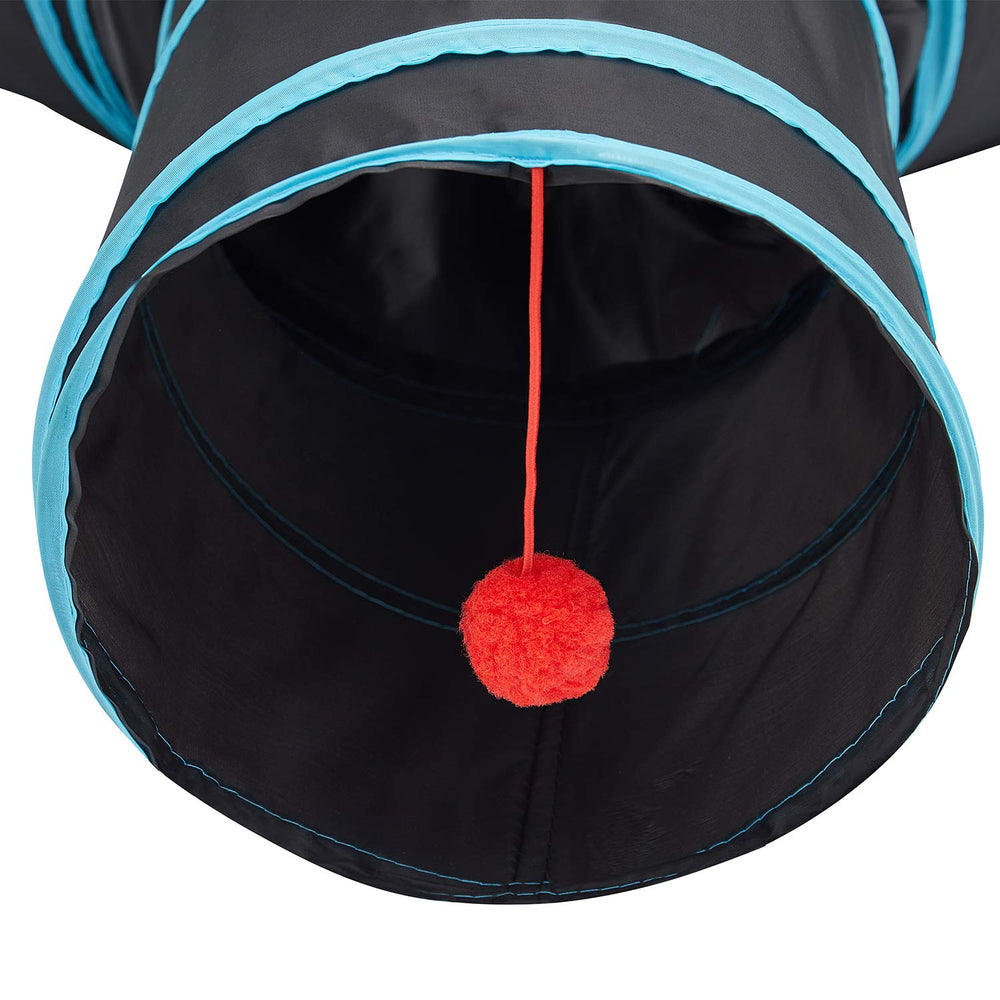 Tempcore cat tunnel polyester durability withstands daily play and scratching