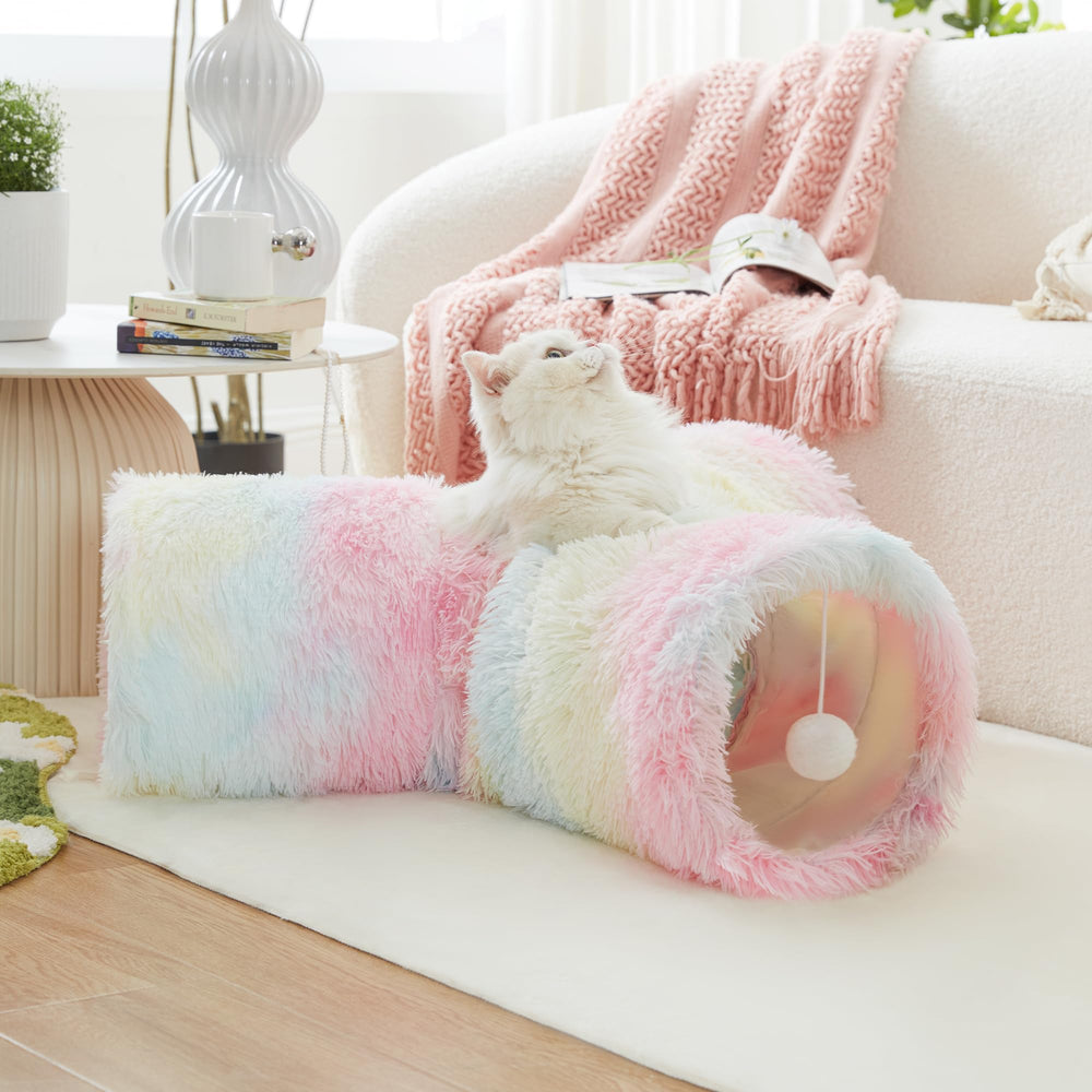 Tempcore plush tunnel adds cozy, decorative touch to your living space.