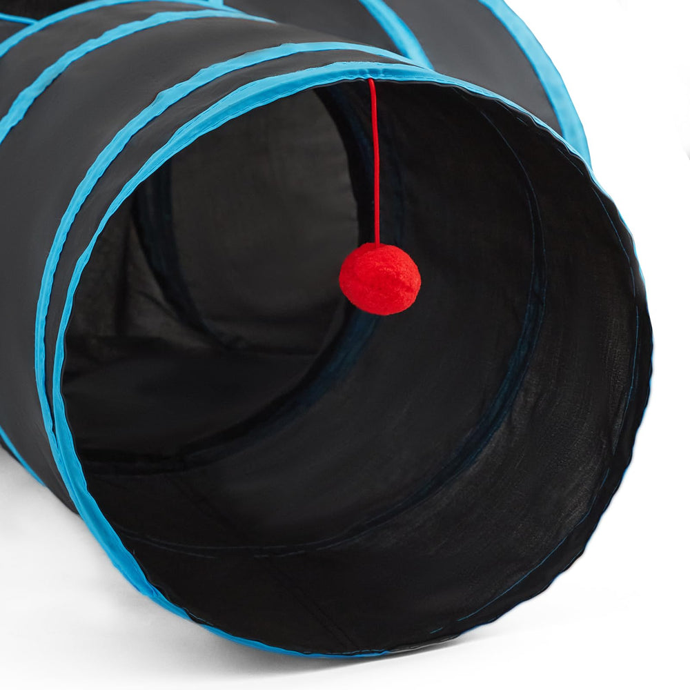 Tempcore tear-resistant polyester tunnel offers durable, safe indoor entertainment.